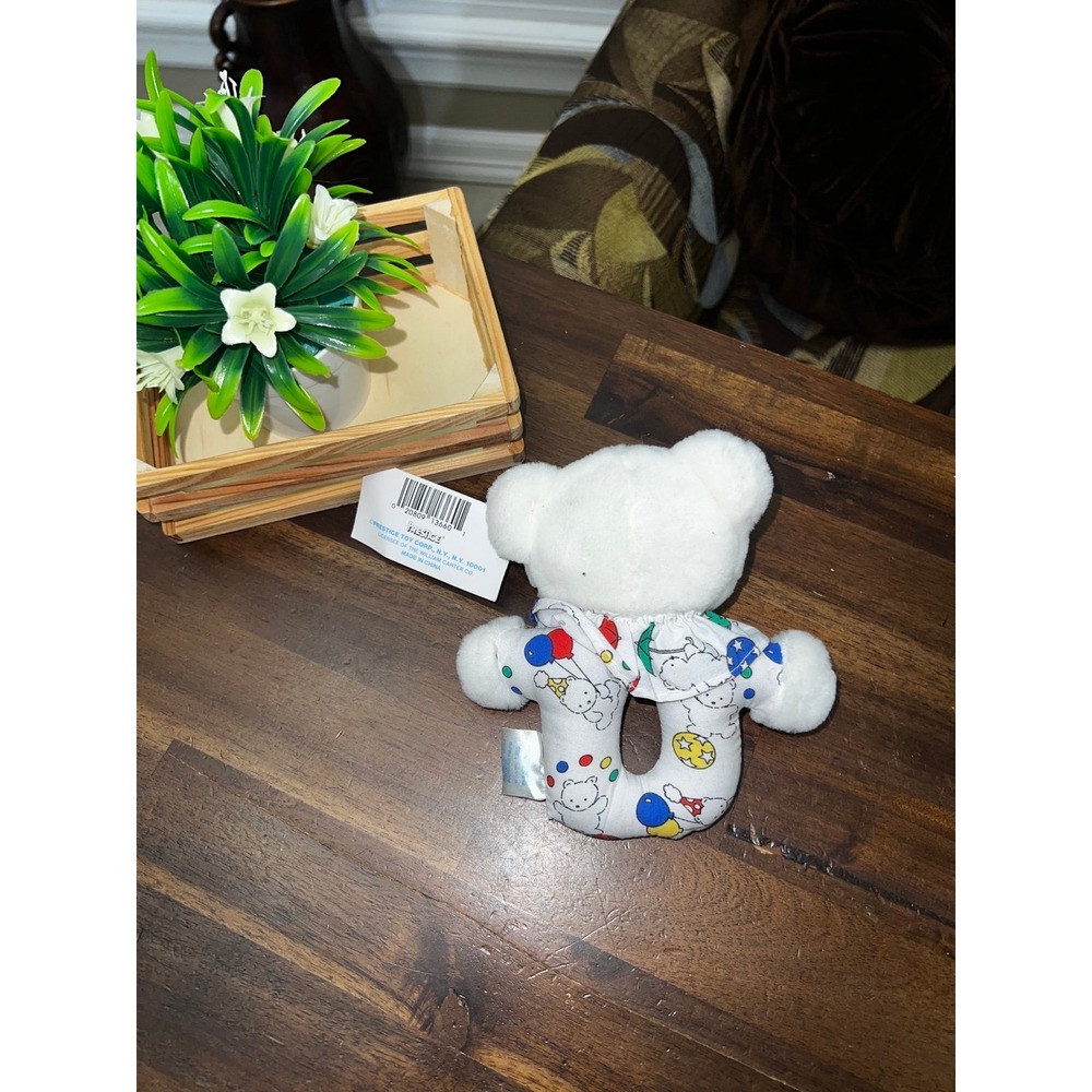 Carter's Prestige Vintage Ring Rattle Honey Bears Plush Toy HTF with Tags - Picture 3 of 5